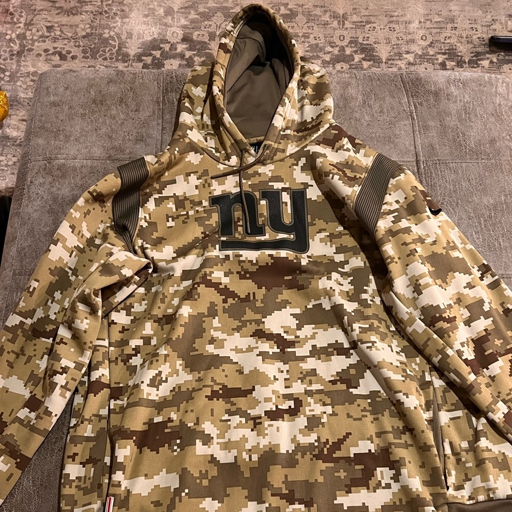 NIKE NEW YORK GIANTS SALUTE TO SERVICE PERFORMANCE DRI-FIT HOODIE